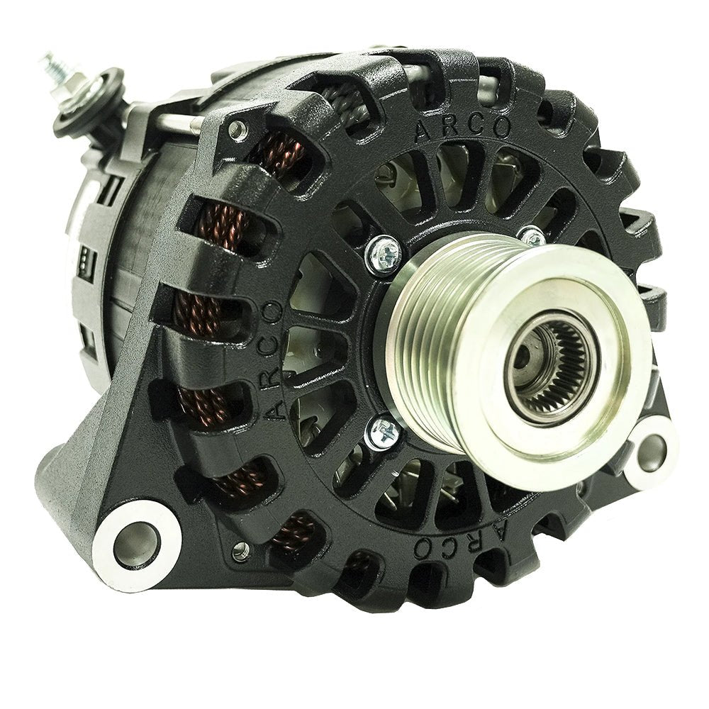 ARCO Marine Zeus 24V 4kW Low Turn On (LTO) N62 Alternator w/Clutch Pulley - Life Raft Professionals