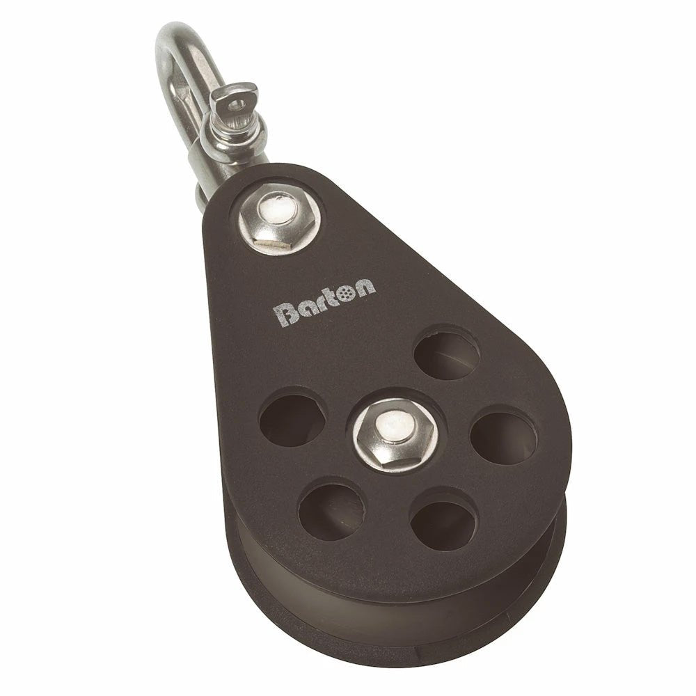 Barton Size 7 70mm Plain Bearing Pulley Block Single Swivel - Life Raft Professionals