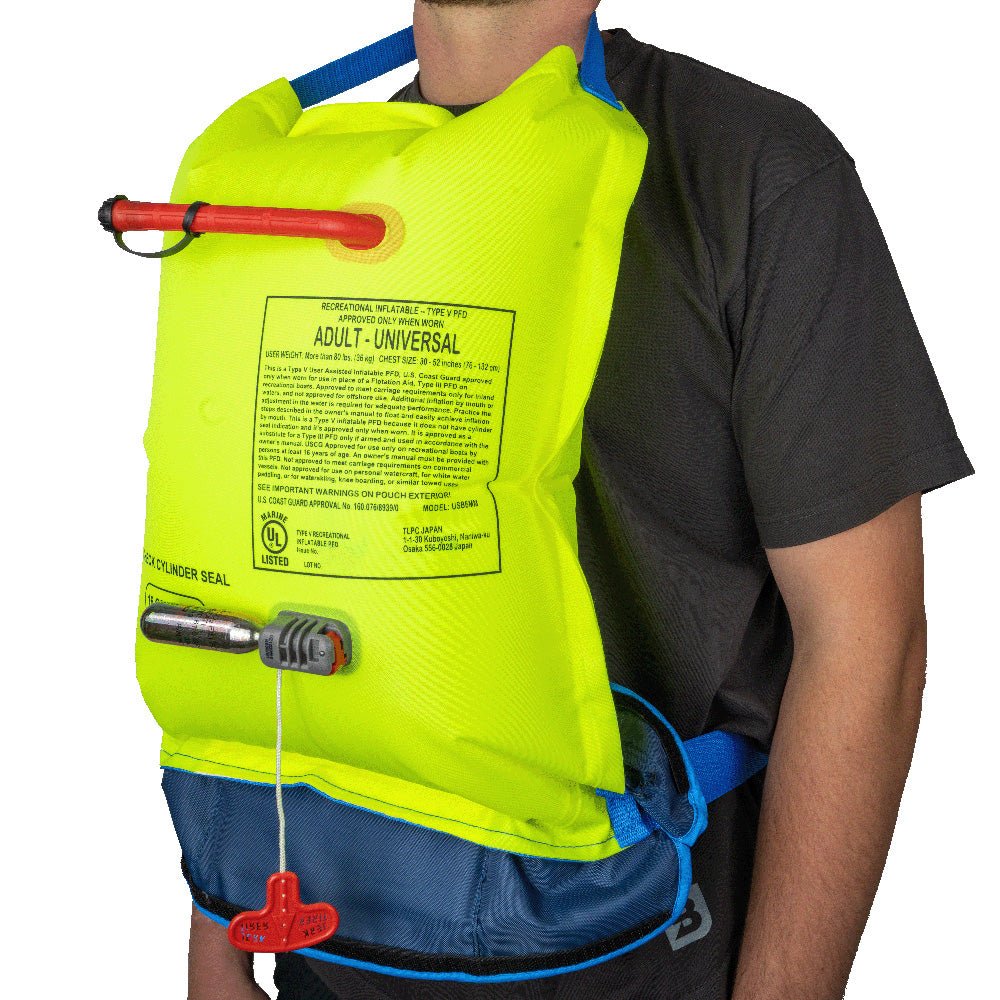 Bluestorm Cirro 16 Manual Inflatable Belt Pack - Hi - Vis - Life Raft Professionals