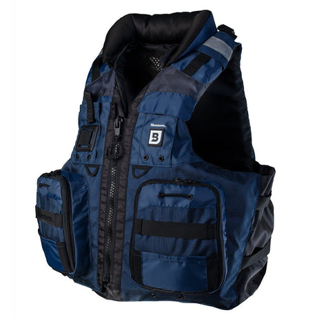 Bluestorm Classic Adult Fishing Life Jacket - Deep Blue - 2XL/3XL - Life Raft Professionals