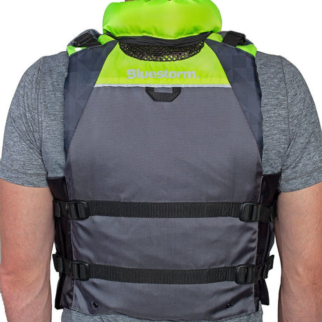 Bluestorm Classic Adult Fishing Life Jacket - Hi-Vis - 2XL/3XL - Life Raft Professionals