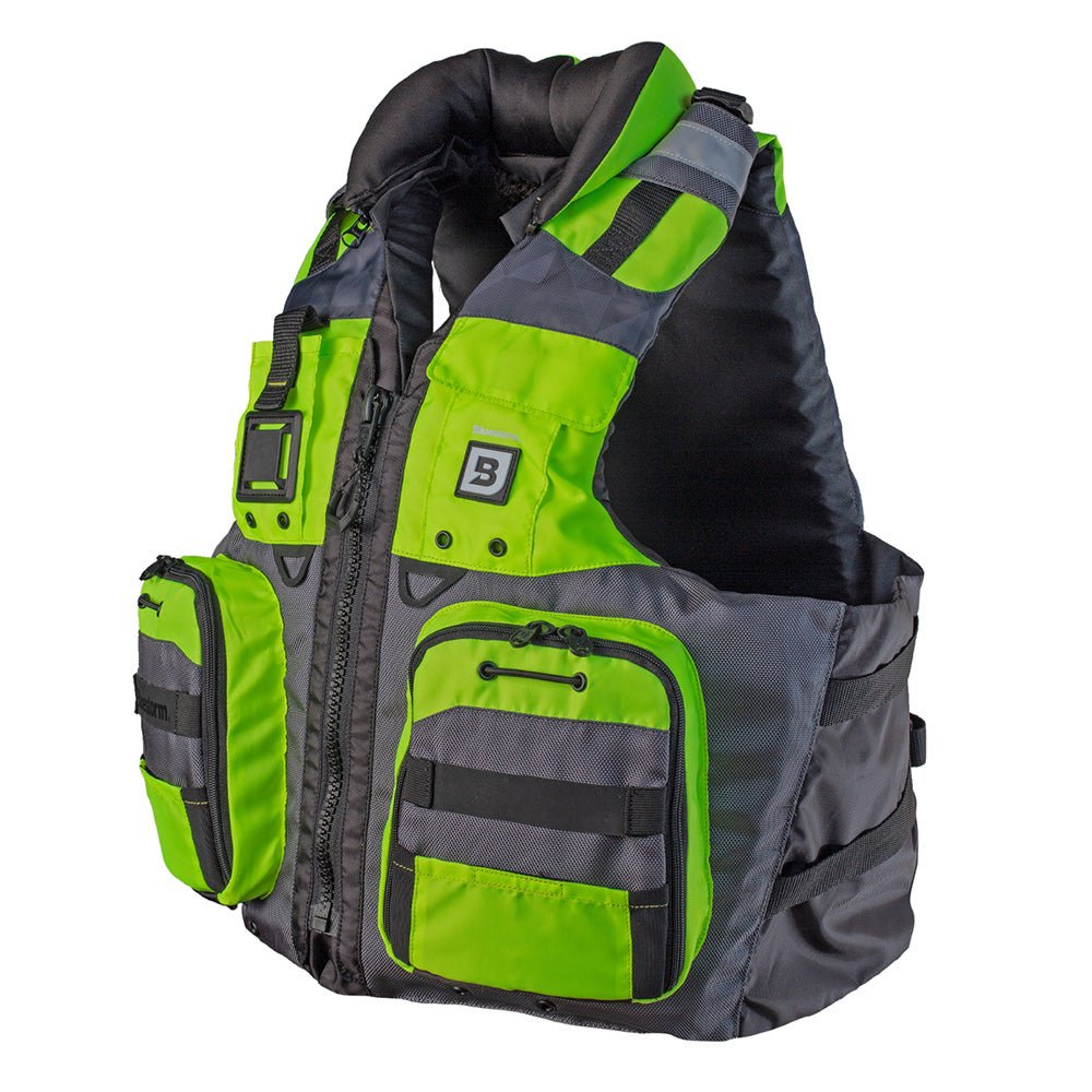 Bluestorm Classic Adult Fishing Life Jacket - Hi-Vis - S/M - Life Raft Professionals