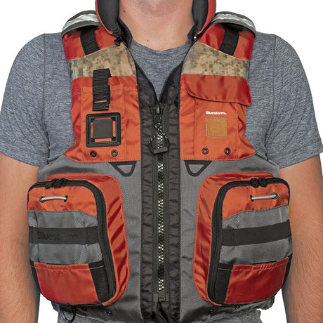 Bluestorm Classic Adult Fishing Life Jacket - Legendary Copper - L/XL - Life Raft Professionals