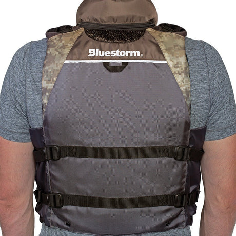 Bluestorm Classic Adult Fishing Life Jacket - Legendary Driftwood - 2XL/3XL - Life Raft Professionals