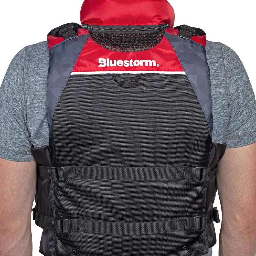 Bluestorm Classic Adult Fishing Life Jacket - Nitro Red - L/XL - Life Raft Professionals