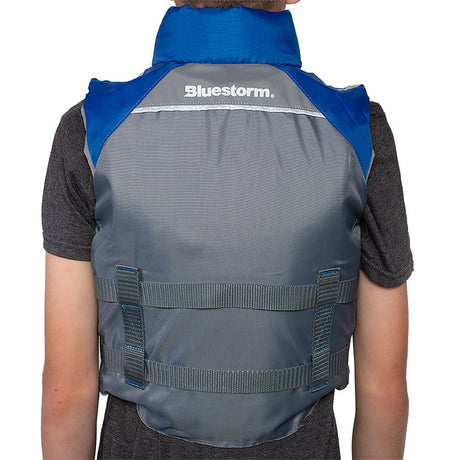 Bluestorm Classic Youth Fishing Life Jacket - Deep Blue - Life Raft Professionals