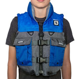 Bluestorm Classic Youth Fishing Life Jacket - Deep Blue - Life Raft Professionals