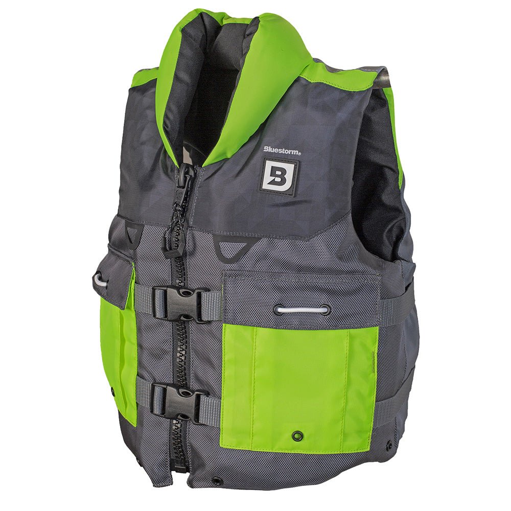 Bluestorm Classic Youth Fishing Life Jacket - Hi-Vis - Life Raft Professionals