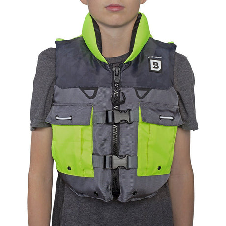 Bluestorm Classic Youth Fishing Life Jacket - Hi-Vis - Life Raft Professionals