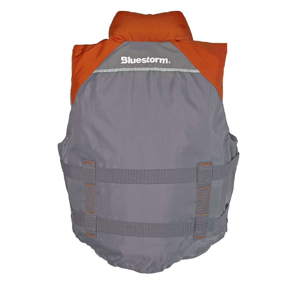 Bluestorm Classic Youth Fishing Life Jacket - Optic Orange - Life Raft Professionals