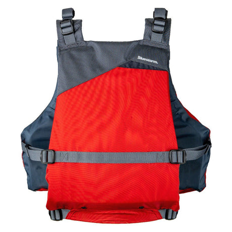 Bluestorm Drift Adult Universal Paddling Vest - Nitro Red - Life Raft Professionals