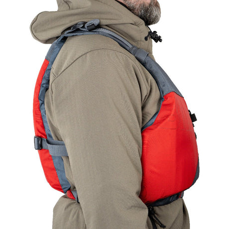 Bluestorm Drift Adult Universal Paddling Vest - Nitro Red - Life Raft Professionals