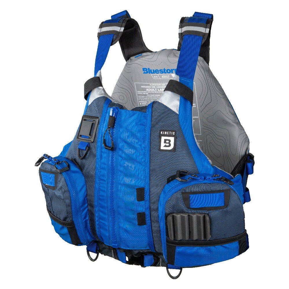 Bluestorm Kinetic Kayak Fishing Vest - Deep Blue - 2XL/3XL - Life Raft Professionals