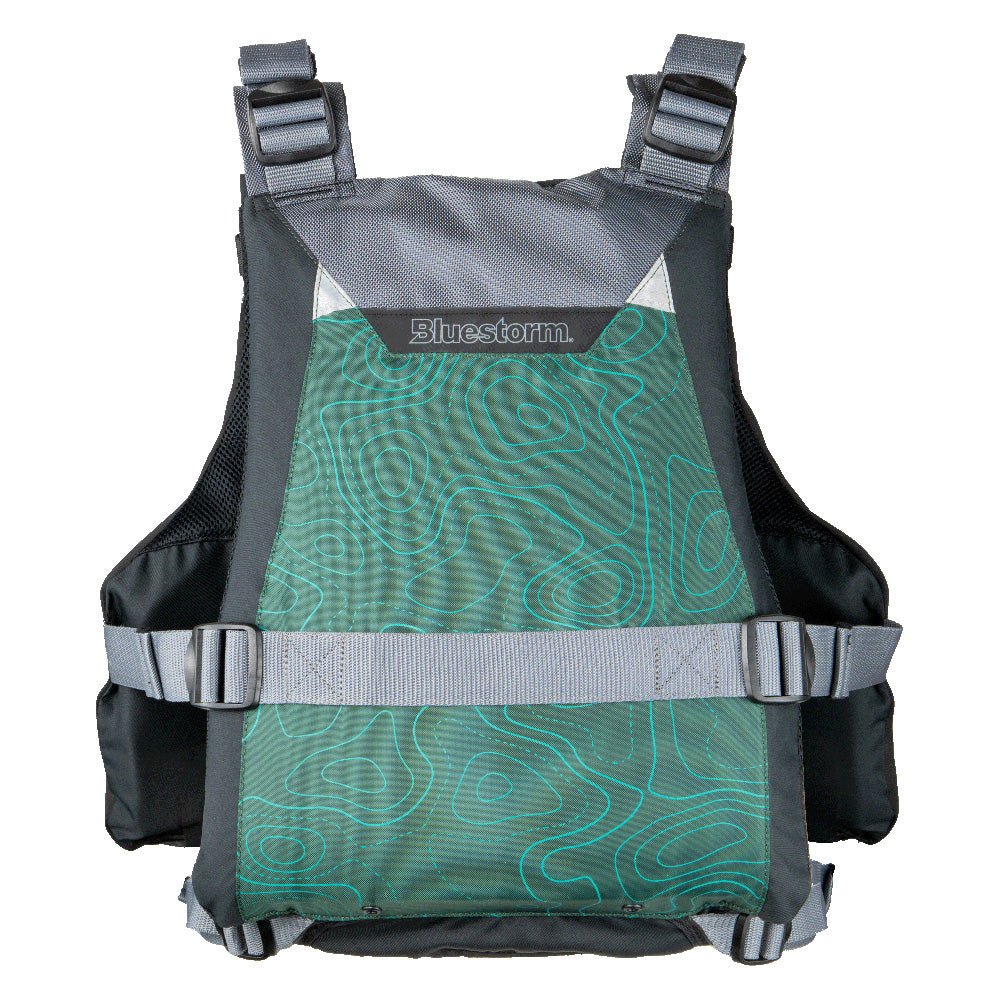 Bluestorm Motive Kayak Fishing Vest - Hunter Green - 2XL/3XL - Life Raft Professionals