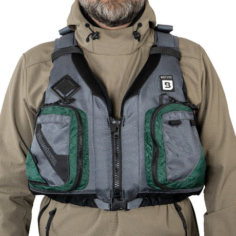 Bluestorm Motive Kayak Fishing Vest - Hunter Green - 2XL/3XL - Life Raft Professionals