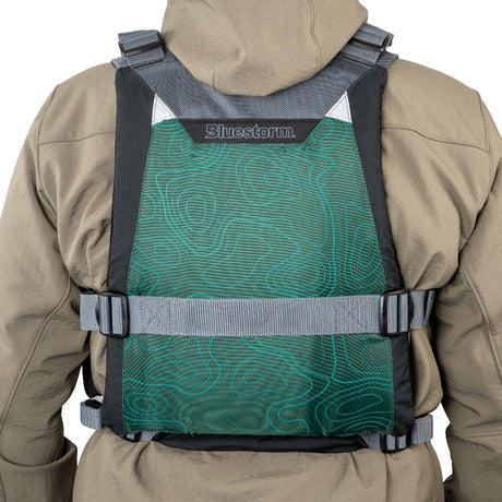 Bluestorm Motive Kayak Fishing Vest - Hunter Green - L/XL - Life Raft Professionals