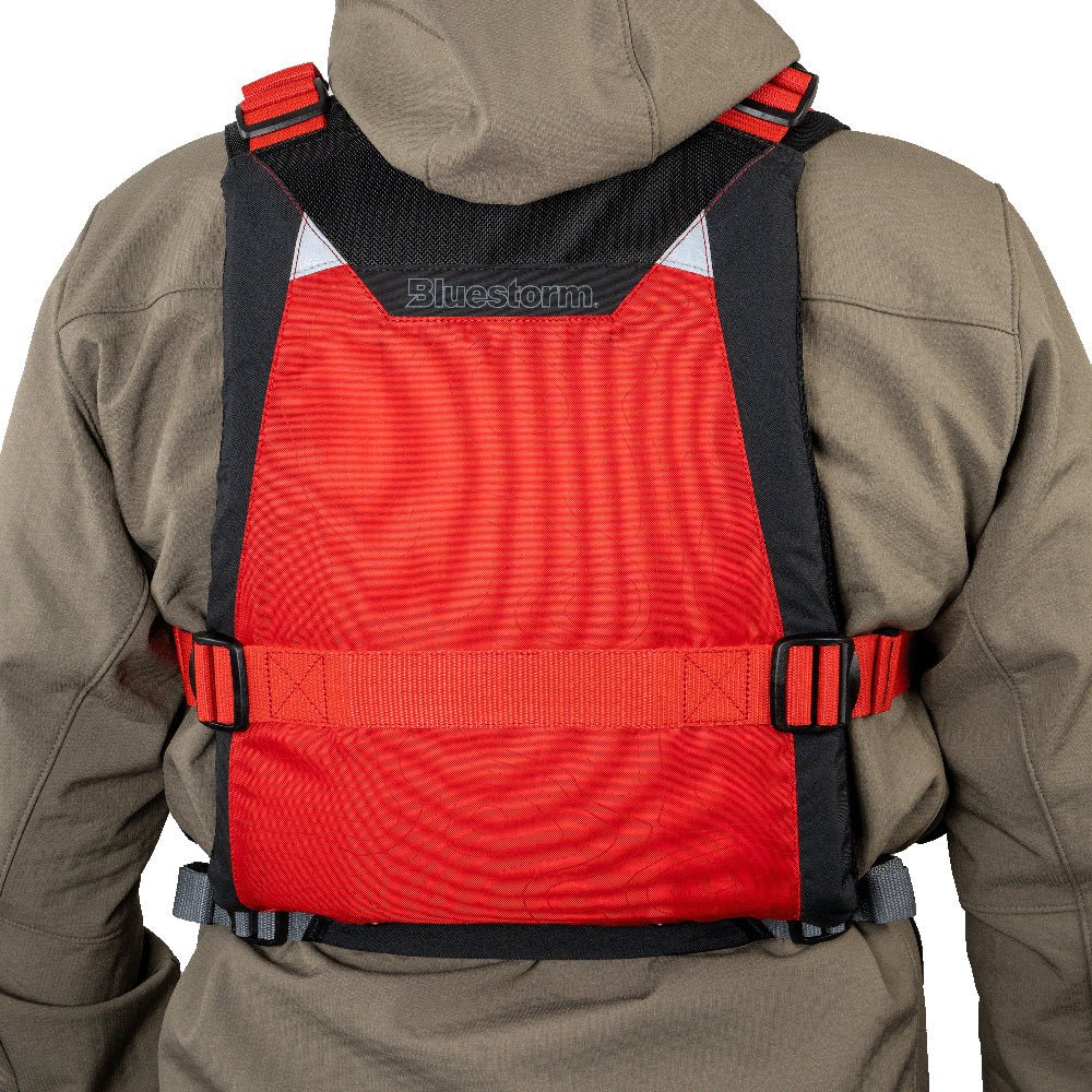 Bluestorm Motive Kayak Fishing Vest - Nitro Red - 2XL/3XL - Life Raft Professionals