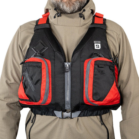 Bluestorm Motive Kayak Fishing Vest - Nitro Red - 2XL/3XL - Life Raft Professionals