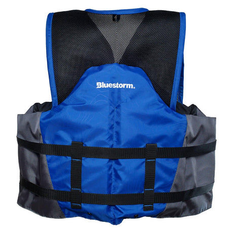 Bluestorm Sportsman Adult Mesh Fishing Life Jacket - Deep Blue - 2XL/3XL - Life Raft Professionals