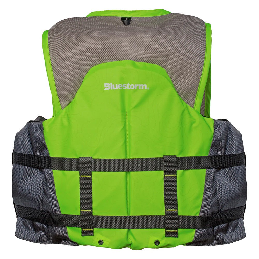 Bluestorm Sportsman Adult Mesh Fishing Life Jacket - Hi-Vis - 2XL/3XL - Life Raft Professionals