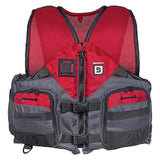 Bluestorm Sportsman Adult Mesh Fishing Life Jacket - Nitro Red - 2XL/3XL - Life Raft Professionals