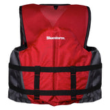 Bluestorm Sportsman Adult Mesh Fishing Life Jacket - Nitro Red - 2XL/3XL - Life Raft Professionals