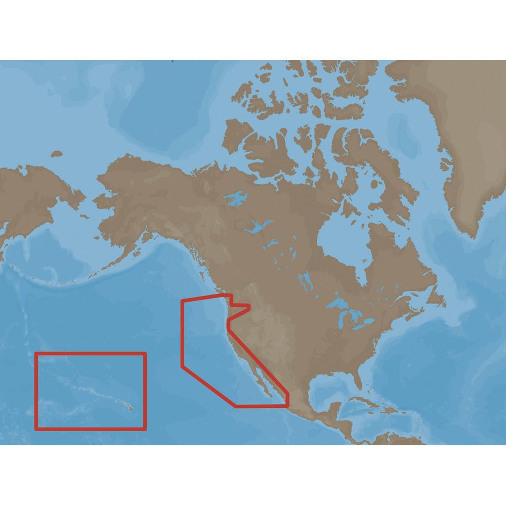 C-MAP MAX NA-M024 - U.S. West Coast & Hawaii - C-Card - Life Raft Professionals