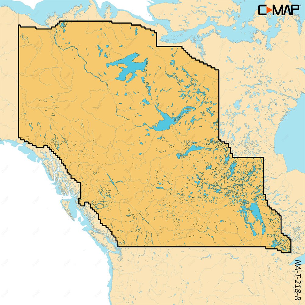 C-MAP REVEAL X - Canada Lake Insight West HD - Life Raft Professionals