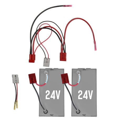 Connect - Ease 24V Parallel Kit f/2 24V Batteries to 1 Motor - Life Raft Professionals