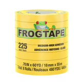 FrogTape CP 225 Medium - High Adhesion Masking Tape - 18MM x 55M x 8 - Pack - Gold - Rated for 225F - Life Raft Professionals