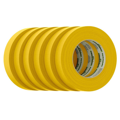 FrogTape CP 225 Medium - High Adhesion Masking Tape - 24MM x 55M x 6 - Pack - Gold - Rated for 225F - Life Raft Professionals