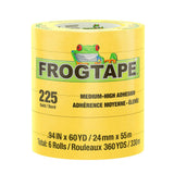 FrogTape CP 225 Medium - High Adhesion Masking Tape - 24MM x 55M x 6 - Pack - Gold - Rated for 225F - Life Raft Professionals