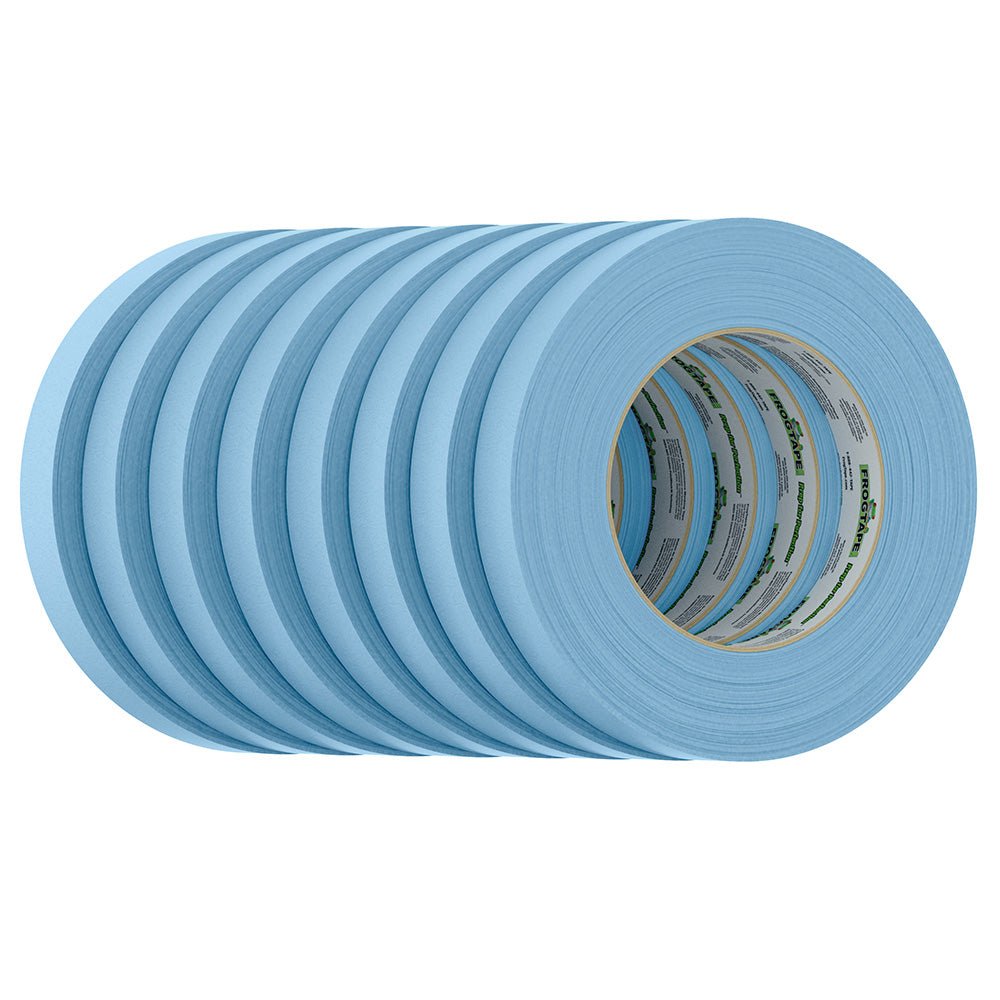 FrogTape CP 250 Medium - High Adhesion Masking Tape - 18MM x 55M x 8 - Pack - Light Blue - Rated for 250F - Life Raft Professionals