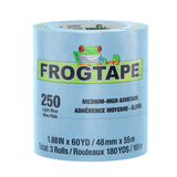 FrogTape CP 250 Medium - High Adhesion Masking Tape - 48MM x 55M x 3 - Pack - Light Blue - Rated for 250F - Life Raft Professionals