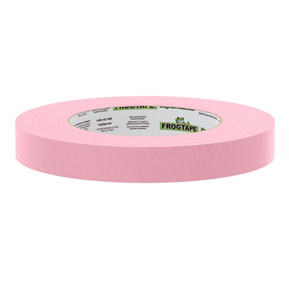 FrogTape CP 325 Medium - High Adhesion Masking Tape - 18MM x 55M x 12 - Pack - Pink - Rated f/325F - Life Raft Professionals