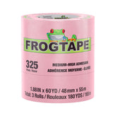 FrogTape CP 325 Medium - High Adhesion Masking Tape - 48MM x 55M x 3 - Pack - Pink - Rated for 325F - Life Raft Professionals