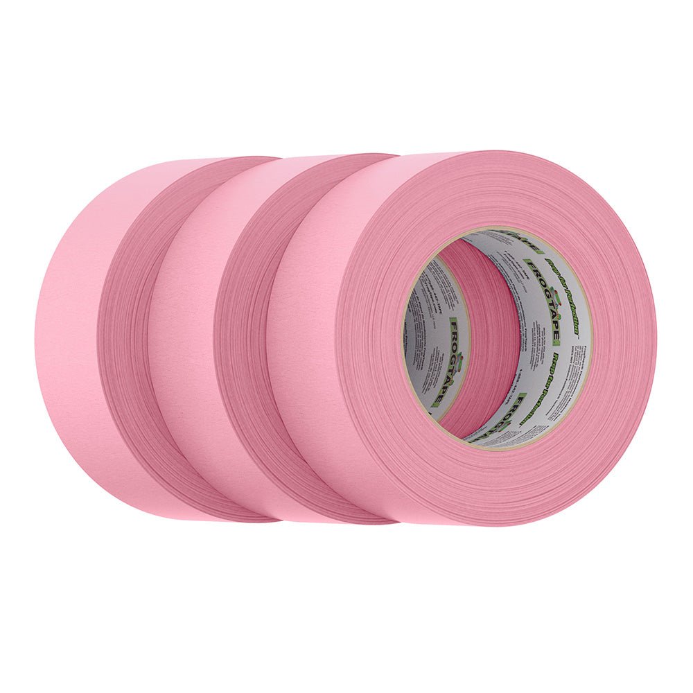 FrogTape CP 325 Medium - High Adhesion Masking Tape - 48MM x 55M x 3 - Pack - Pink - Rated for 325F - Life Raft Professionals