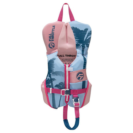 Full Throttle Infant Rapid - Dry Flex - Back Life Jacket - Pink - Life Raft Professionals