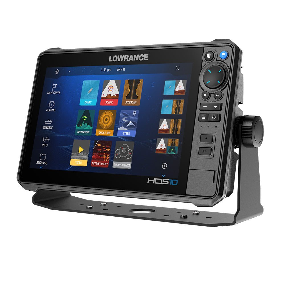 Lowrance HDS PRO 10 - w/ Preloaded C - MAP DISCOVER OnBoard Active Imaging HD Transducer - Life Raft Professionals