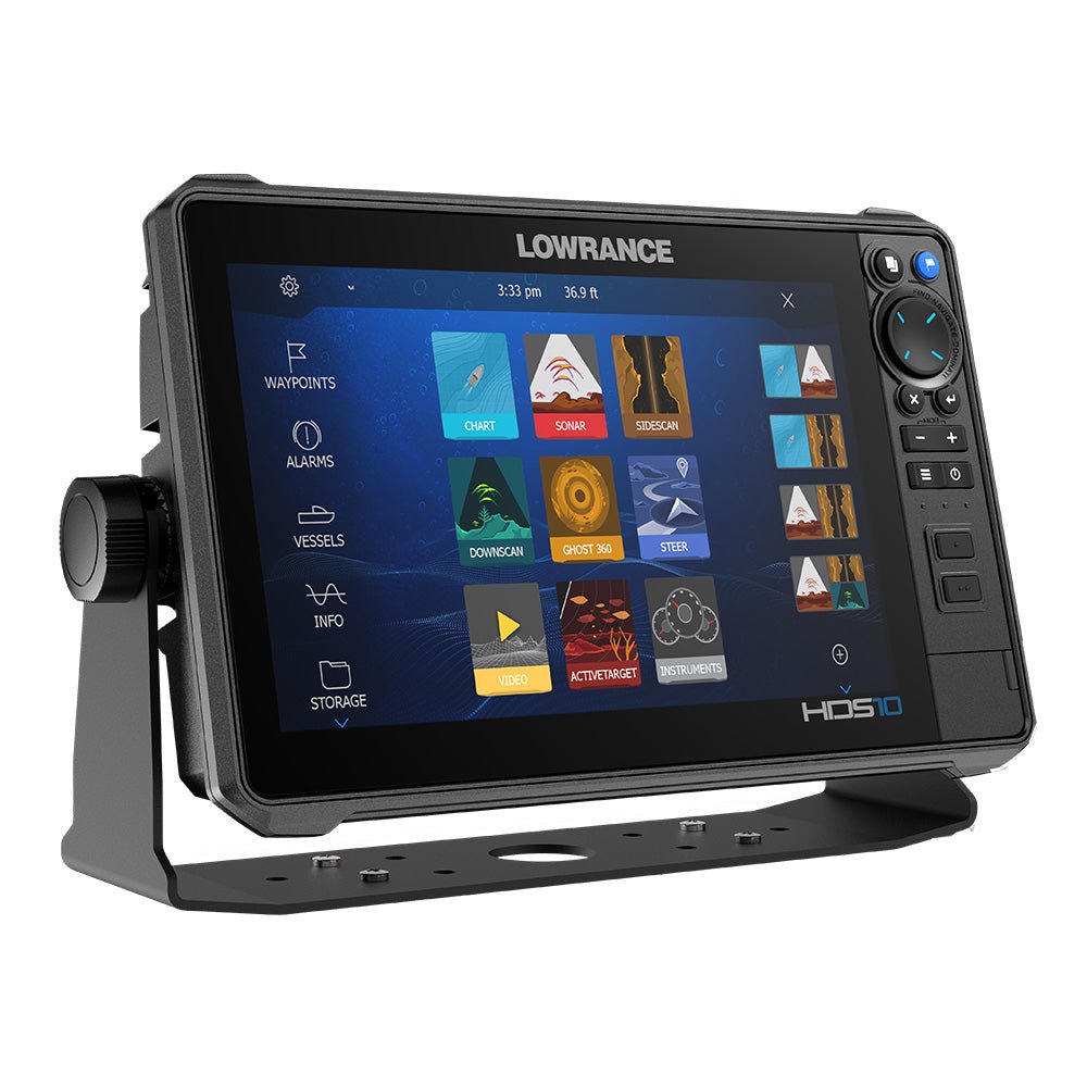 Lowrance HDS PRO 10 - w/ Preloaded C - MAP DISCOVER OnBoard Active Imaging HD Transducer - Life Raft Professionals