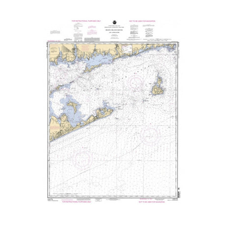 NOAA Training Chart 13205 TR: Block Island (3 Pack) - Life Raft Professionals