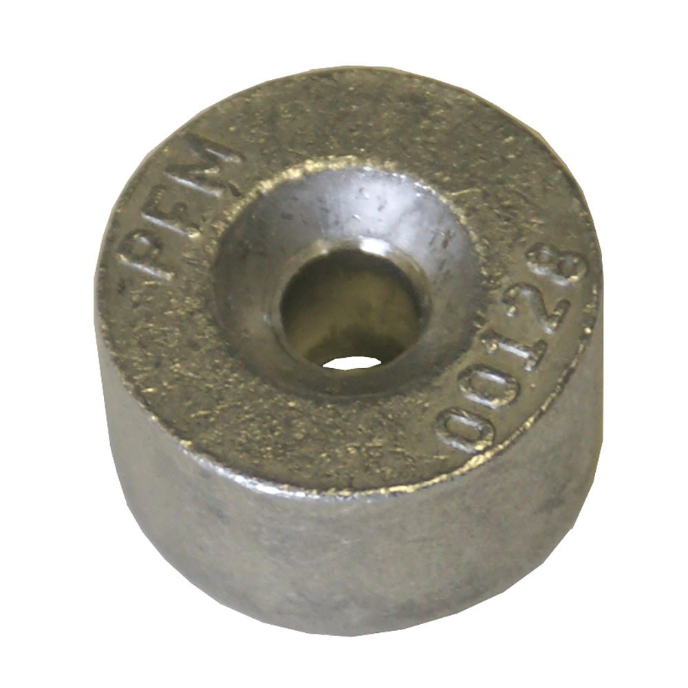 Performance Metals Button Anode - Aluminum - Life Raft Professionals