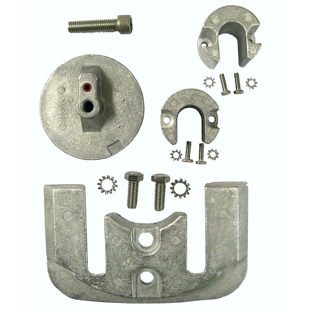 Performance Metals Mercruiser Bravo 2/3 Complete Anode Kit - Aluminum - Life Raft Professionals