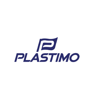 Plastimo logo - Marine safety equipment manufacturer with blue stylized flag design and company name.