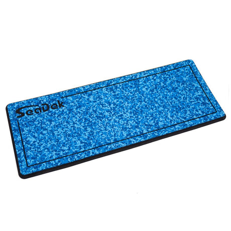 SeaDek 14 x 36" 20mm Dual Density Small Helm Pad w/SeaDek Logo - Brushed Texture - Aqua Camo/Black (355.6mm x 914.4mm x 20mm) - Life Raft Professionals