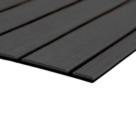 SeaDek 40" x 80" 6mm Teak Full Sheet - Brushed Texture - Dark Grey/Black (1016mm x 2032mm x 6mm) - Life Raft Professionals