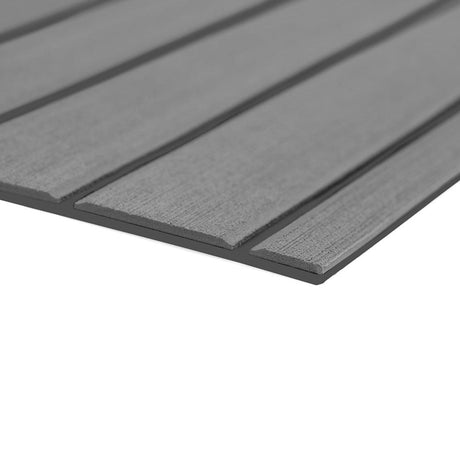 SeaDek 40" x 80" 6mm Teak Full Sheet - Brushed Texture - Storm Grey/Dark Grey (1016mm x 2032mm x 6mm) - Life Raft Professionals