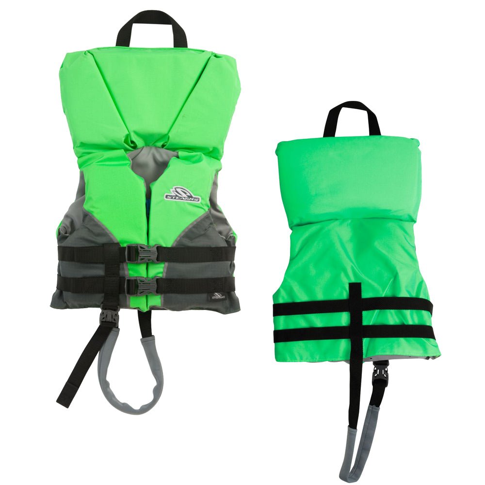 Stearns Infant Heads - Up Nylon Vest Life Jacket - Up to 30lbs - Green - Life Raft Professionals