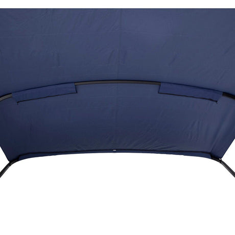 SureShade Power Bimini - Black Anodized Frame - Navy Fabric - Life Raft Professionals