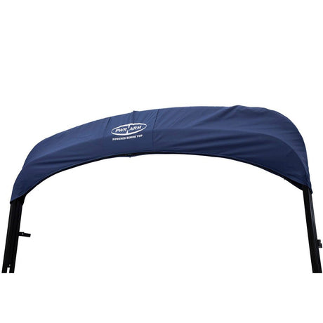 SureShade Power Bimini - Black Anodized Frame - Navy Fabric - Life Raft Professionals